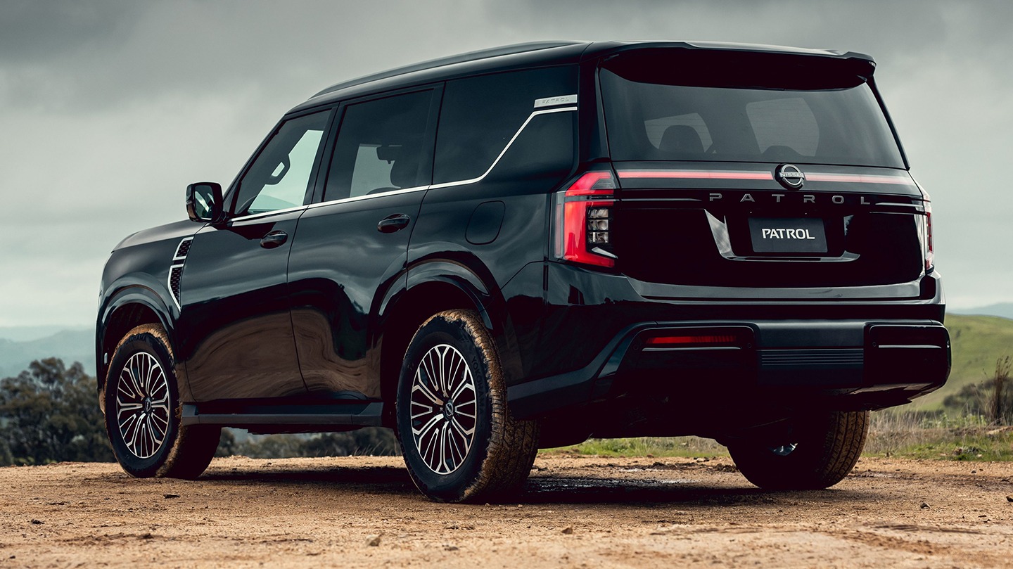 All-New Nissan Patrol on gravel