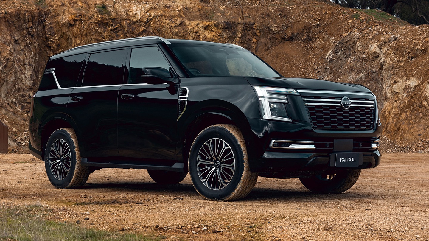 All-New Nissan Patrol front three-quarter